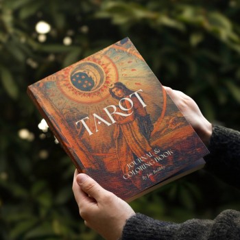 Tarot Journal & Coloring Book užrašinė Blue Angel
